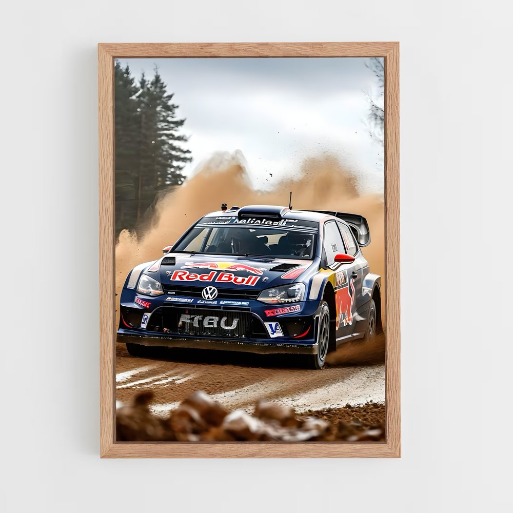 Poster Polo wrc éclatant – affiche Volkswagen (vue 4)